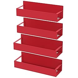HuggieGems 4 Pack Magnetic Spice Storage Rack