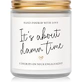 Engagement Gifts for Couples 2026, Gift for Newly Engaged Couples, Bride &amp; Groom, Engagement Gifts for Women, Her, Friend, Best Engaged Wedding Gift for Mr &amp; Mrs - Lavender Soy Wax Candles (7oz)