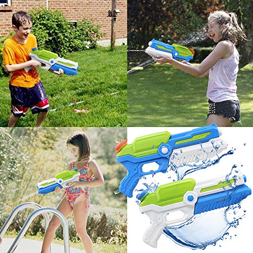 NextX Water Gun Super Soaker, High Capacity Squirt Guns for Kids Adult, Water Pistol for Swimming Pool Beach Sand Water Fighting Toy (2 Pack) - Thumbnail 6