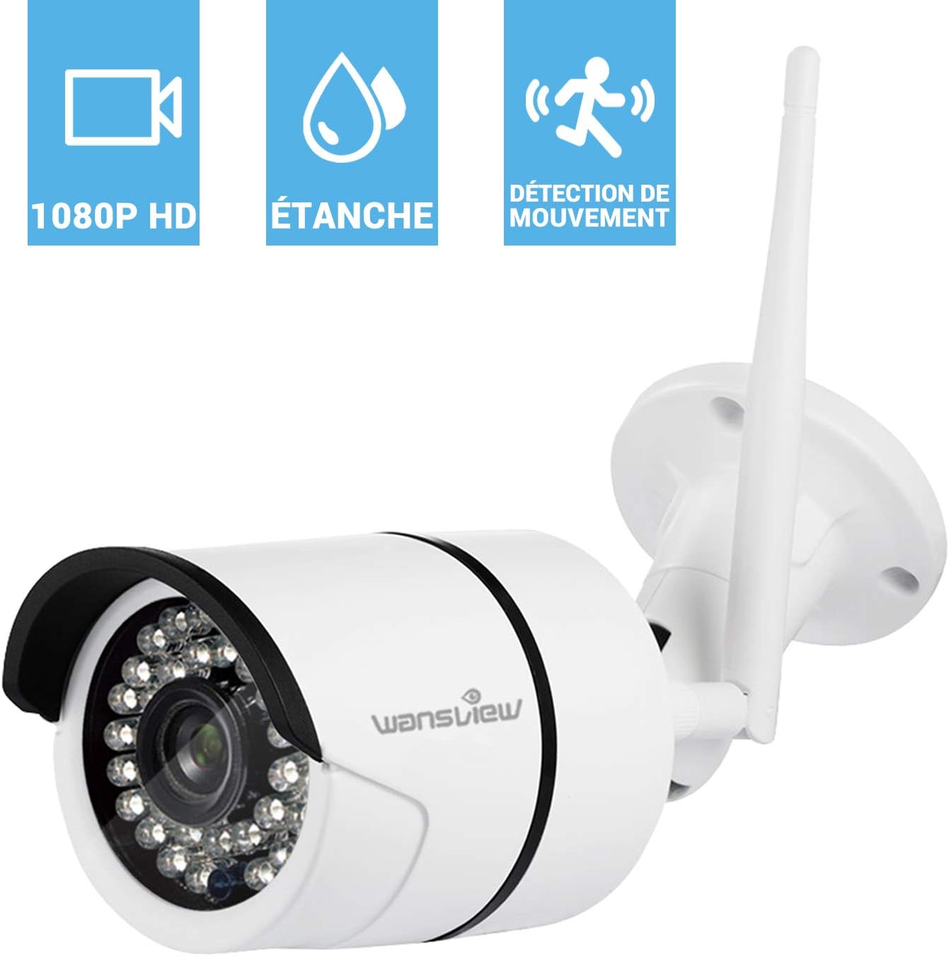 Wansview IP Kamera Außen, Kamera-Sicherheit 1080P: Amazon.de: Computer ...