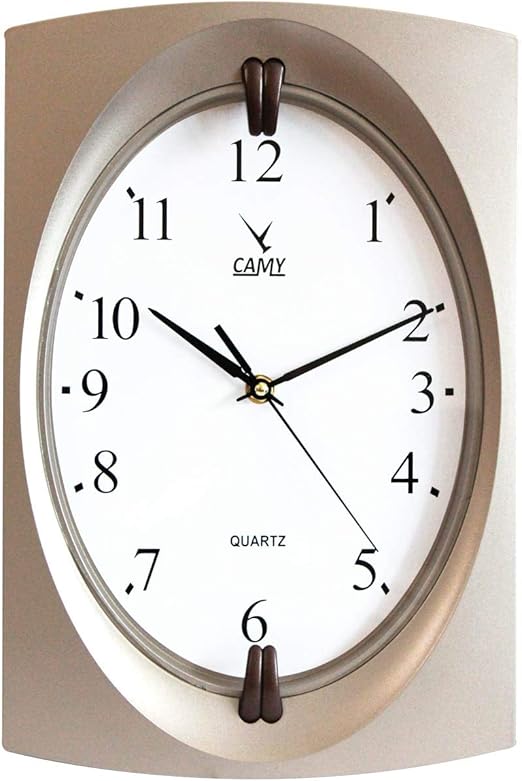 CAMY Large Wall Clock, Large Rectangle Elegant Wall Clock