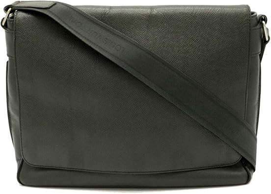 Amazon ルイ ヴィトン Louis Vuitton タイガ ロマンmm ショルダーバッグ 斜め掛けショルダー レザー メンズ アルドワーズ ブラック 黒 M326 中古 ショルダーバッグ