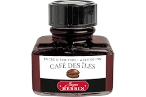 JACQUES HERBIN Herbin Fountain Pen Ink - 30ml Bottled - Café des Iles