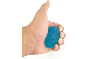 Soft Jelly-Feel Grip Ball - Egg-Shaped Hand Strengthener, Rebound Training Device for Fitness & Exercise