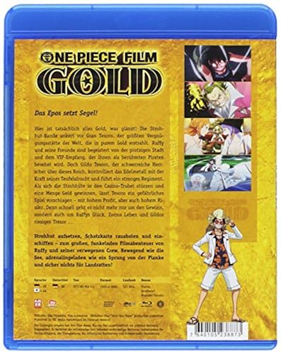 ONE PIECE FILM GOLD Blu-ray GOLDEN LIMITED EDITION(オリジナル三方背収納ケー(中古品) Opening to ONE PIECE Film: Gold (2016) Blu-ray 2017 - YouTube