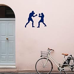 Transparent Decal Stickers of Boxers Boxing