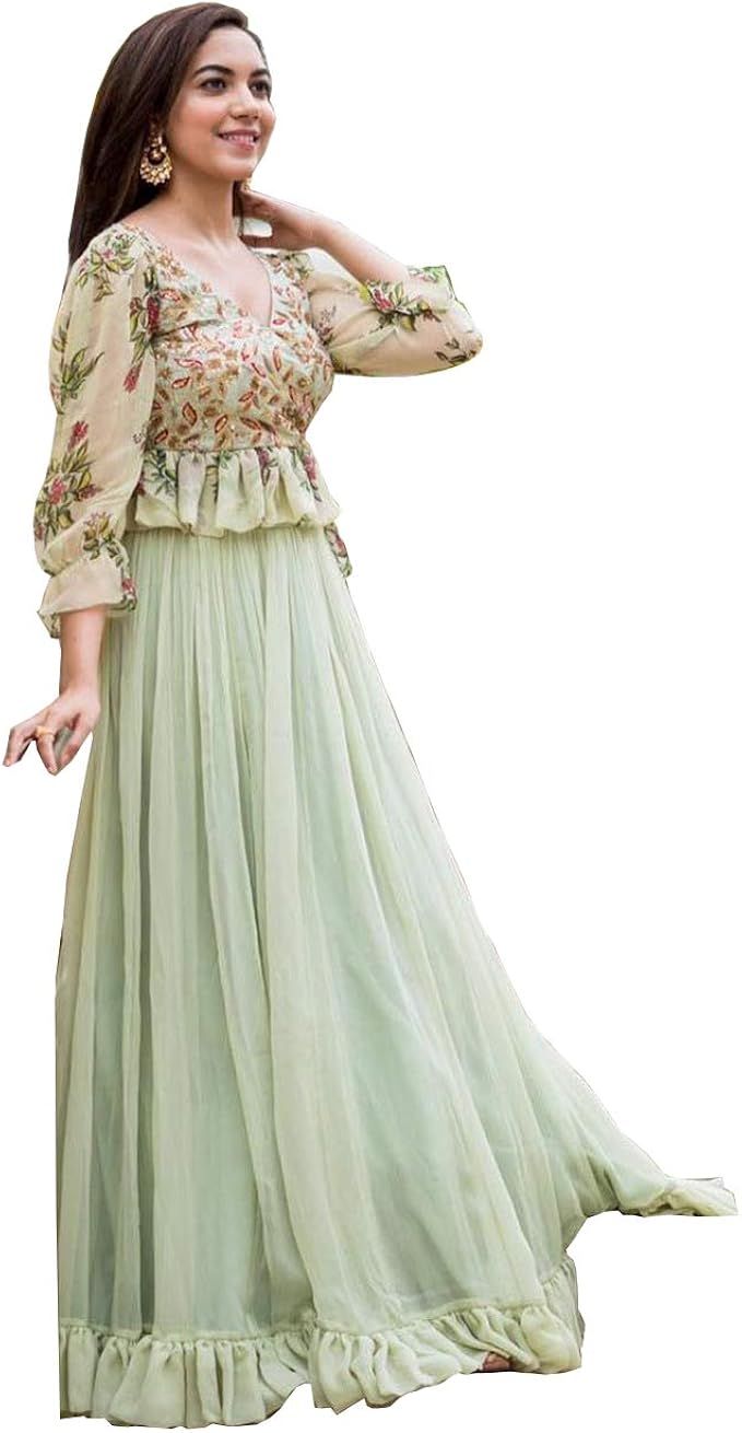 crop top bridal lehenga