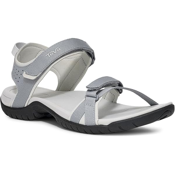 Teva Grey Velcro Outdoor Athletic Sandals Teva W Hurricane XLT3 Blue Grey Women Strap Outdoor Sandal  main image 3