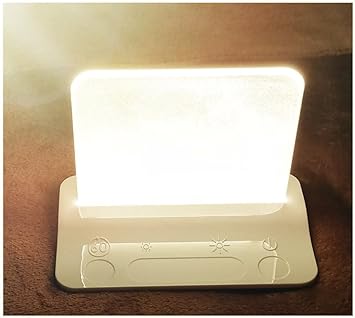 Small Led Nightstand Lamp Bedside Table Light Night Light Warm White With Charging Port For Phones Dimmable White Amazon Com