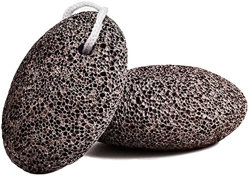 Natural Lava Exfoliating Pumice Stone Hands &amp; Best for Pedicures to Repair - 2Pack