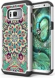 Galaxy S8 Plus Case, Anwish [Creative] Studded Rhinestone Crystal Bling Hybrid Totem Armor Defender Protective Case Cover for Samsung Galaxy S8 Plus
