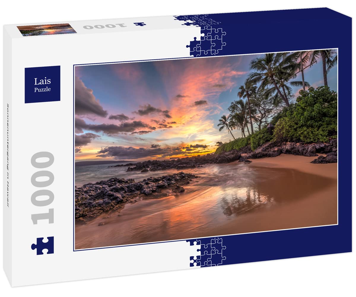 Lais Jigsaw Puzzle Sunset in Hawaii 1000 pieces