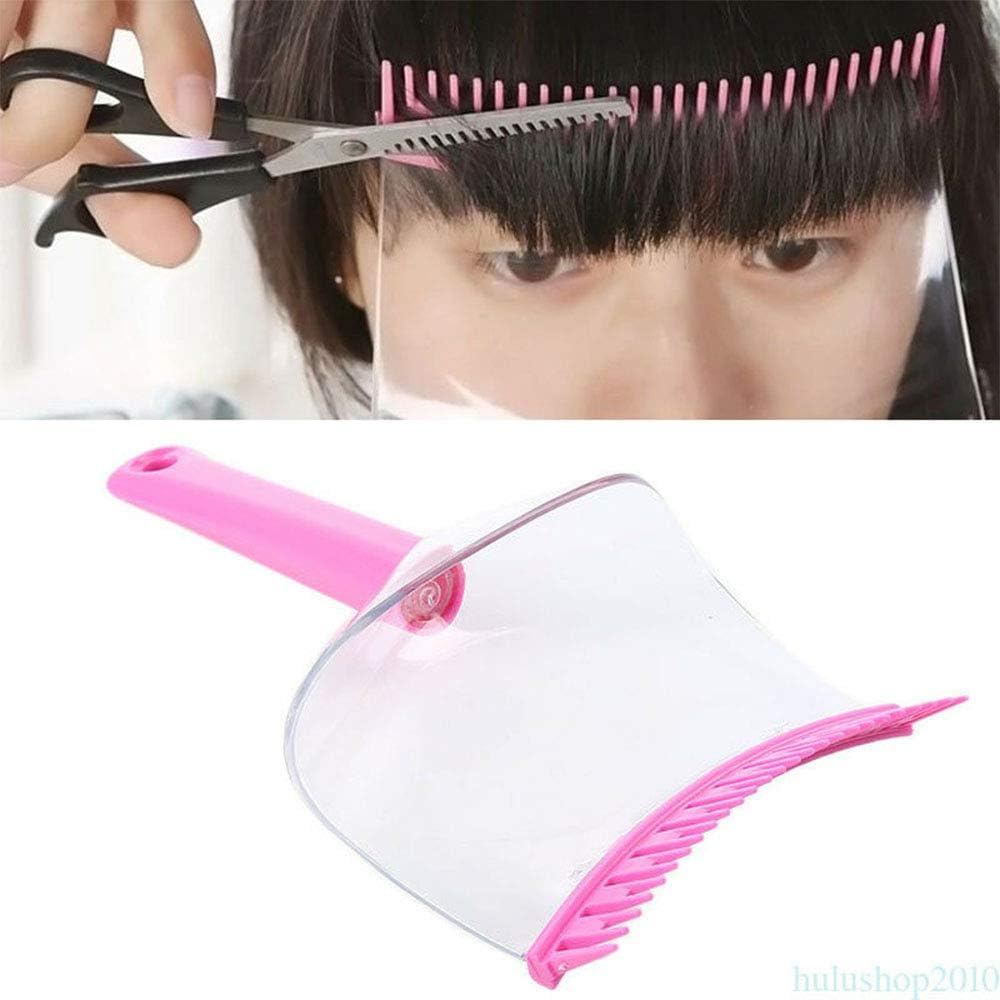 DIY Hair Bangs Fringe Cut Comb Clip,Hair Cutting Level Bangs Clipper Tool Guide for Layers Level Ruler Artifact,Trimmer Hairstyle Typing Trim Tool