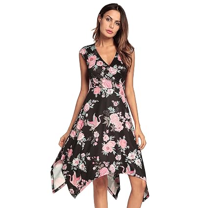 Jialele Noireeterobe Plagerobe été Femme Robes Tuxedo Non
