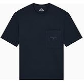 Armani Exchange Mens Pocket Text Logo Tee
