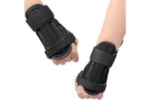 TXJ Sports Wrist Guards Wrist Palms Protective Flexible Wrist Support for Snowboarding, Skating, Rollerblade Unisex Design Fi