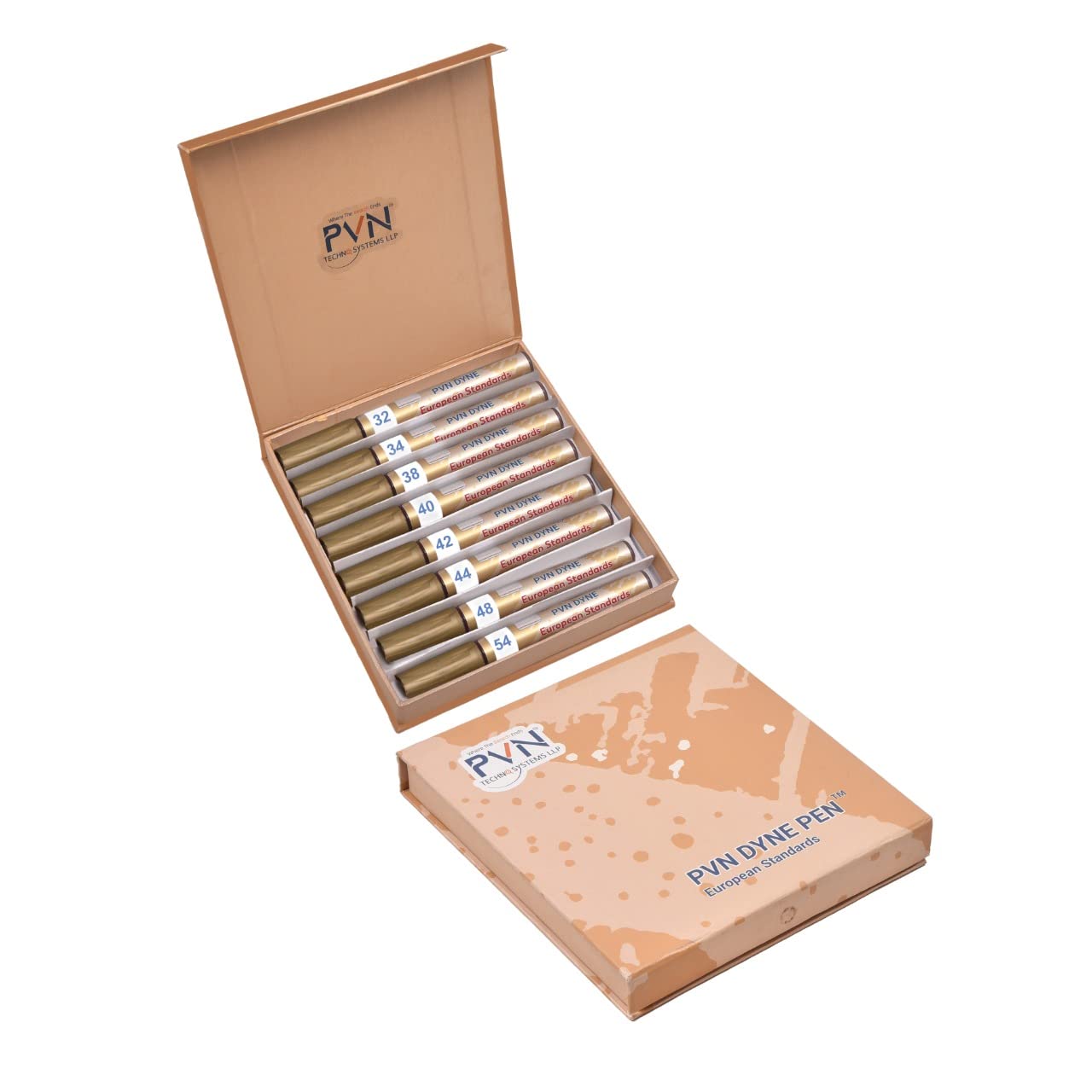 Photo 1 of PVN Dyne Pen for Surface Tension-Treatment Measurement (European Standards) /VARITY PACK (PACK OF 8) 32,34,38,40,42,44,48,54//corona dyne pen