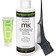 Moroccan Keratin Most Effective Brazilian Keratin Hair Treatment Straightening Complex Blowout Smoothing Natural Organic Results Salon Formula Clarifying Shampoo and Applicator Brush