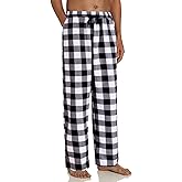 Alimens & Gentle Mens Heavyweight Flannel Plaid Pajama Pants 100% Cotton Sleep Lounge Pant