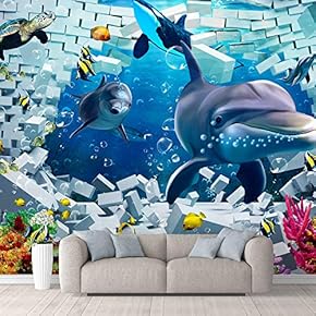 Wall Mural The Beautiful Undersea World Removable Self-Adhesive Large Wallpaper - 66x96 inches