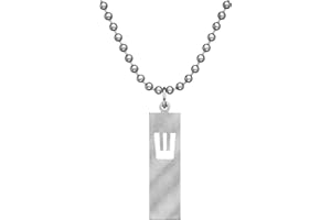 GI JEWELRY® Mezuzah for Men and Women with Stainless Steel Beaded Dog Tag Chain and Pendant - Genuine U.S. Military Issue