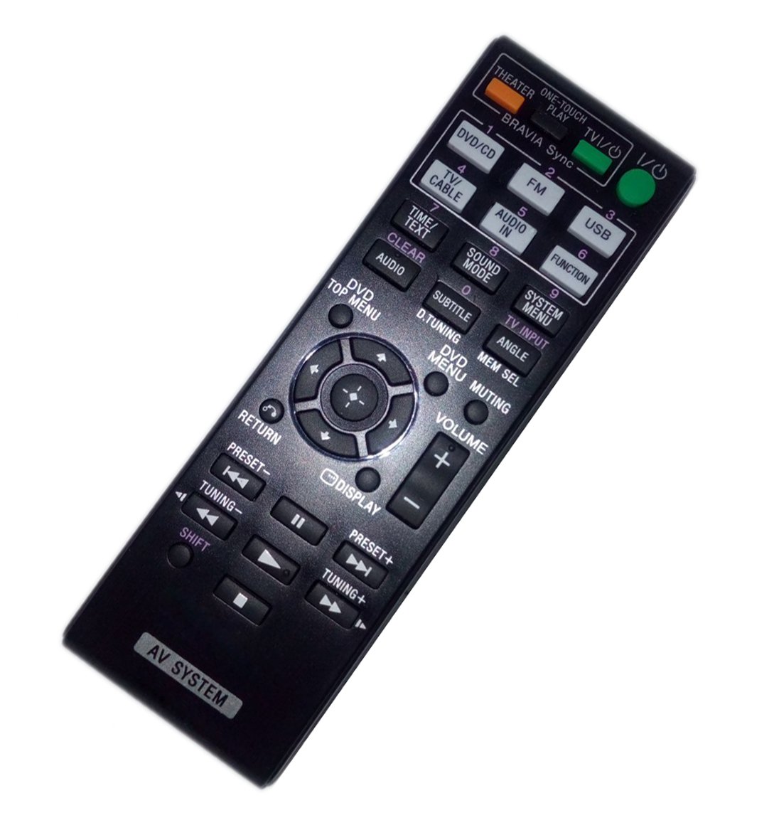 Amazon.com: Replaced Remote Control Compatible for Sony DAVDZ330 HBD-DZ340  HBDTZ715 HBD-TZ710 DAVTZ630 AV Audio / Video Receiver Home Theater System:  Home ...