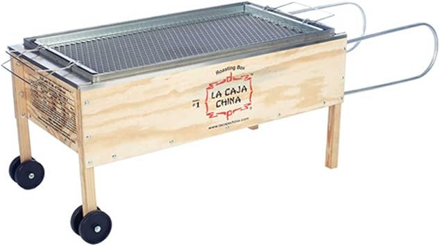 La caja china Cajas Sau # 1 Roasting Caja cerdo Barbacoa: Amazon.es: Jardín