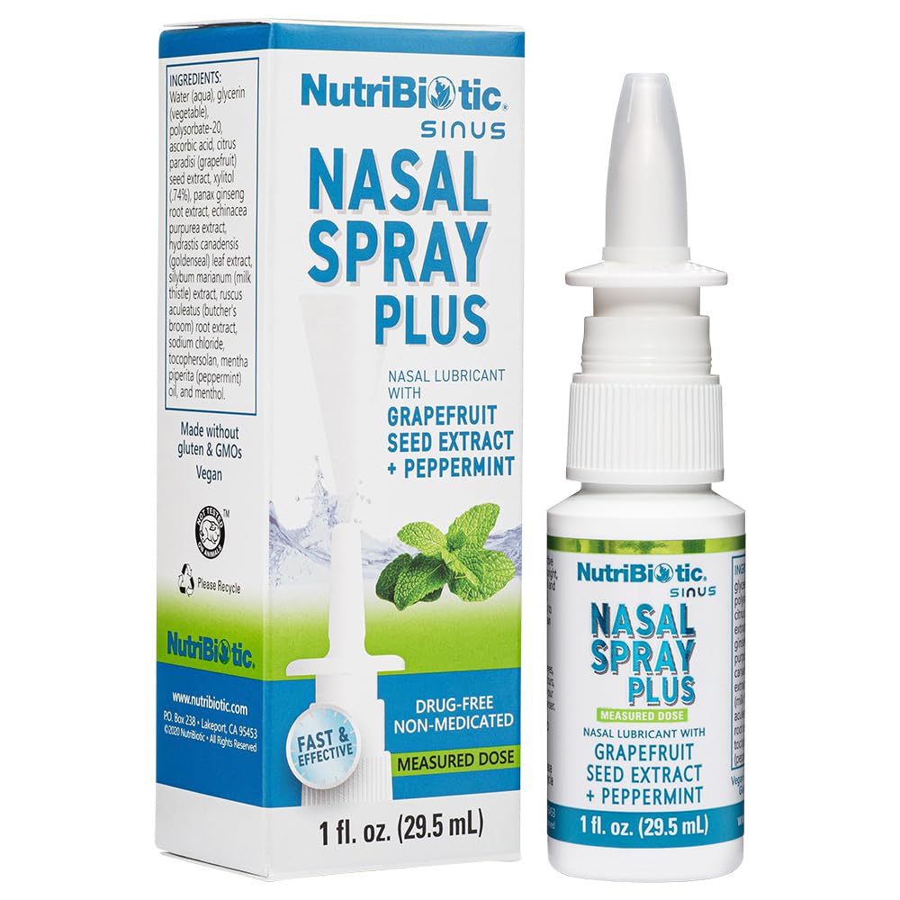 NutriBiotic Nasal Spray Plus | 1 FL OZ Nasal