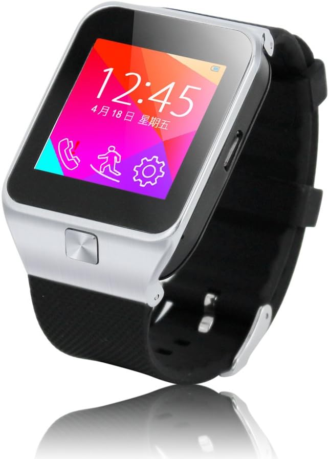 ZGPAX Bluetooth Smart Watch MTK6260 Unlocked SIM Phone Watch Sync Call Music Reminder Anti-lost phone mate for IOS Phone, Samsung Galaxy S5,Note 3,HTC One LG G3