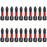 Teocpai 20PCS 25mm Phillips Screwdriver Bits PH2