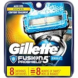 Gillette Fusion ProShield Chill Men's Razor Blade Refills, 8 Count, Mens Razors / Blades