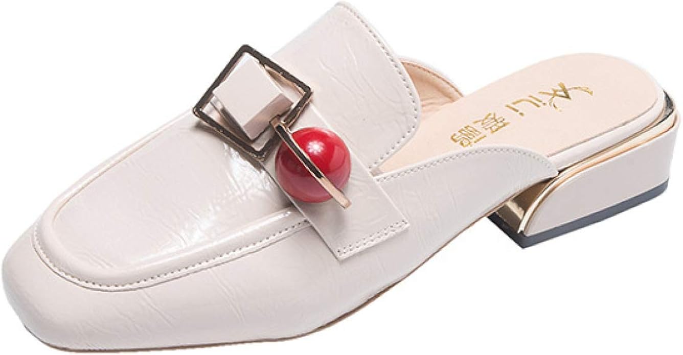 ladies open back mules shoes