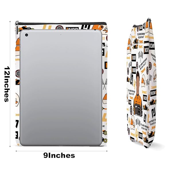 RACING FANS BOOK SLEEVE POUCH WATERPROOF BOOK COVERS RACING PRINTED POUCH WITH POCKETS PROTECTOR FOR BOOKS LOVER READER CHRISTMAS BIRTHDAY GIFTS FOR WOMEN GIRLS RACING FANS