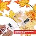 Anpro 30 LED 11.2 Ft Fall Decorations Lights - Thanksgiving Decor Fall Garland Leaves Fall Lights String, Autumn Garland - Battery Powered,Warm White