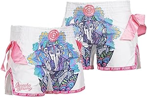 FLUORY Muay Thai Fight Shorts,MMA Shorts Clothing Training Cage Fighting Grappling Martial Arts Kickboxing Shorts Clothing