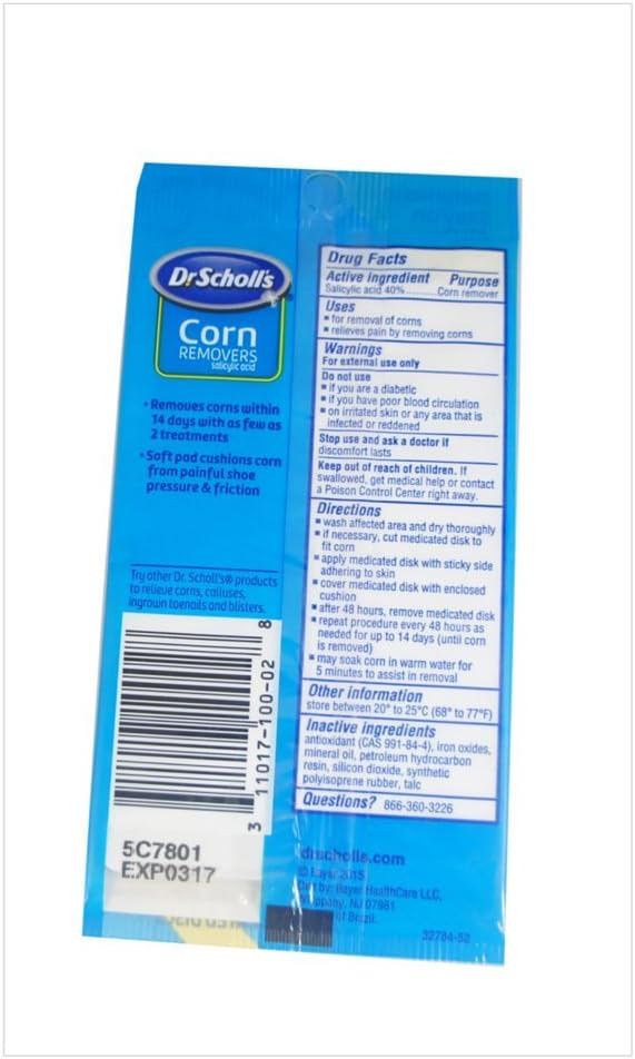 Dr. Scholls Dr. Scholls Corn Removers Cushions Medicated Disks, Pack of 3: Health & Personal Care