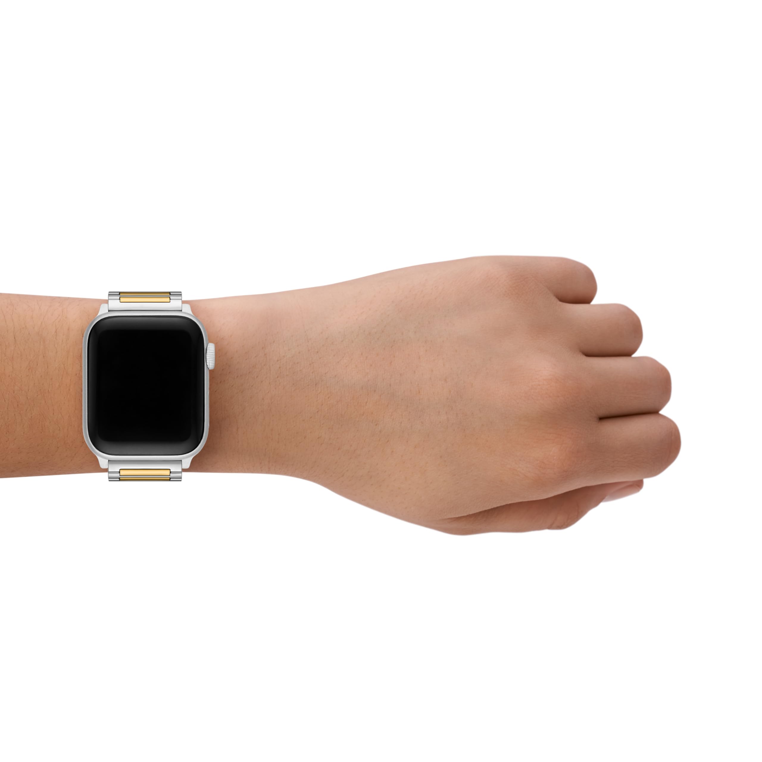 Tory Burch Women's Kira Designer Interchangeable Band for Apple Watch® Compatible with Series 1-9 or SE Apple Watch®