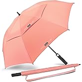 NINEMAX Golf Umbrella 51/54/62/68 Inch Automatic Open, Large Double Canopy Vented Oversize Stick Umbrellas Extra Large Windproof Waterproof for Rain
