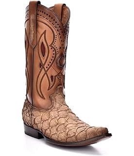 botas de avestruz negras cuadra