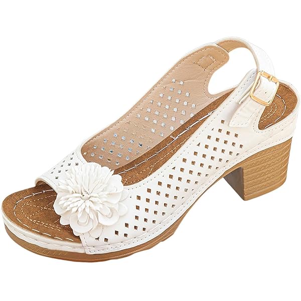 Arch Support Clarks White Wedges Clarks Sandals For Women
