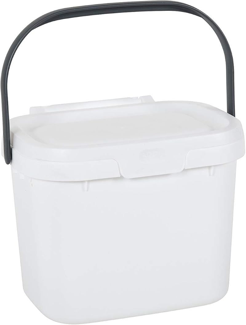 Addis 518252 Everyday Kitchen Caddy 4.5 L White Silver UK Made 10 Year