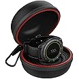 HALLEAST Gear S3 Charger Holder, Charging Stand Dock Cradle Case Accessaries, Portable Travel Carrying EVA Protective Docking Station for Gear S3 Frontier Classic Watch, Black