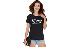 FCYOSO Women's Cotton Crew Neck Graphic Tee Inspirational Casual Short Sleeve Shirt