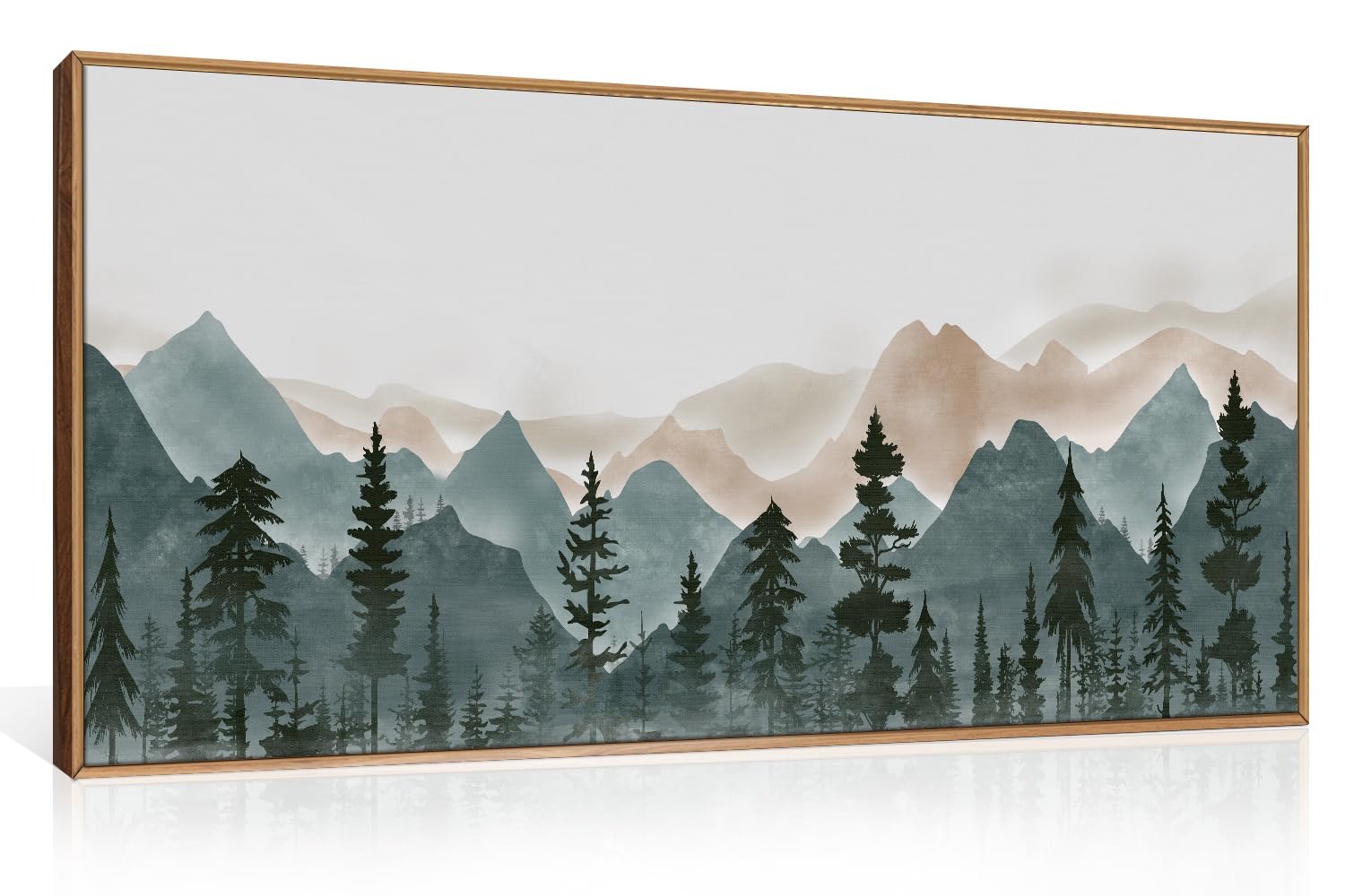 CHDITB Large Mountain Wall Art Set Of 3, 24x36 Martinique