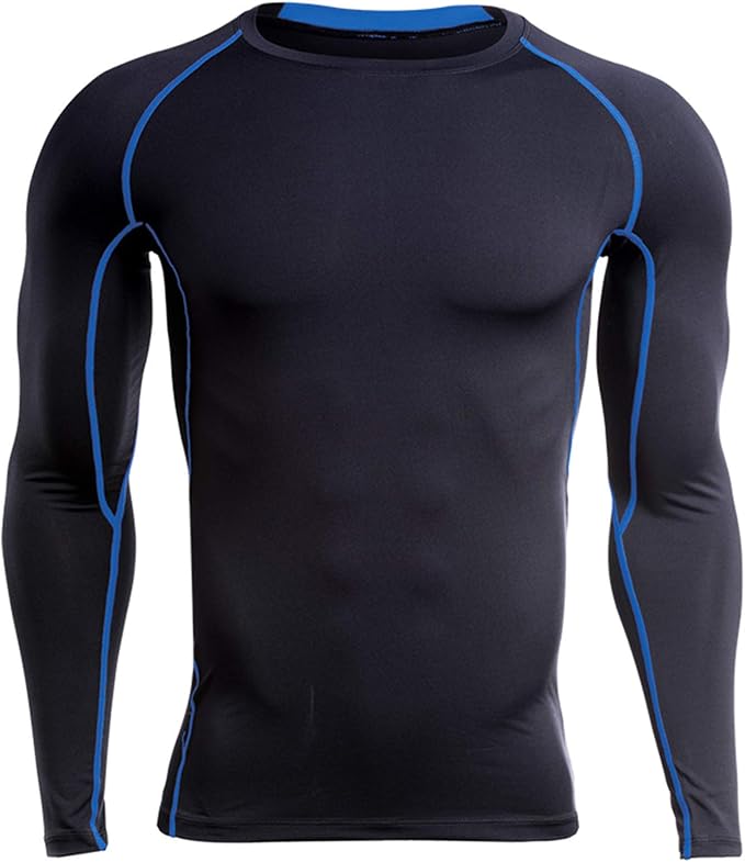 ARENA Herren Kompressionsshirt – Carbon, Langärmlig Für Schwimmer & Sport