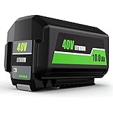 1 Pack 10.0Ah Lithium-ion Replacement Batteries Compatible with Ryobi 40V Battery OP4026 OP40601 OP40602 OP4050A OP4050 OP4040 OP4030 OP4015 OP40201 Power Cordless Tools
