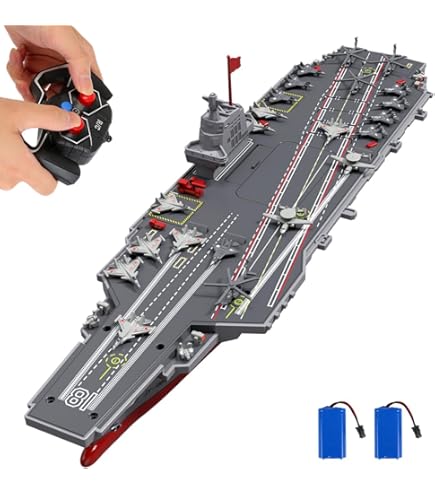 Portaaviones Barcos A Control Remoto De Guerra Portaaviones Amazon