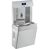 Avalon Wall Mounted Water Fountain with Bottle Filling Station, High Capacity Cooling, Sensor Dispensing, Self Cleaning, Digital Bottle Counter Display, Dual Filtration, ADA Compliant