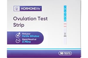 HORMONElife Ovulation Test Strips - LH Surge Detection for Women, Rapid and Reliable Home Urine Test, Ultra Early Result, Sim