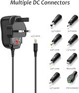 Zolt 24W Universal Power Adapter 3V-12V 2A 8 DC Plugs 5.5x2.1mm view 2